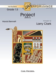 Project March Concert Band sheet music cover Thumbnail